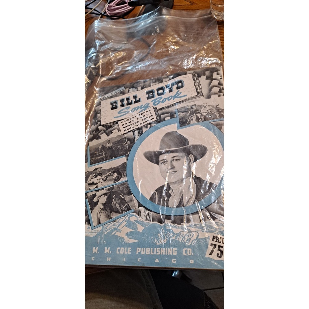Deluxe Edition Bill Boyd Song Book No H 43 Copyright 1943
